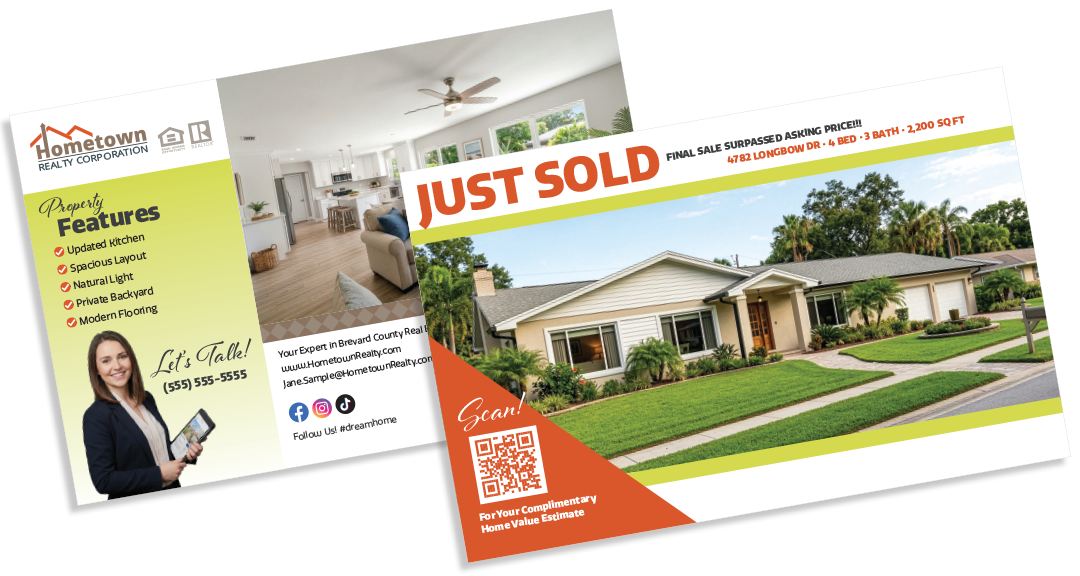 Just Sold Postcard Design